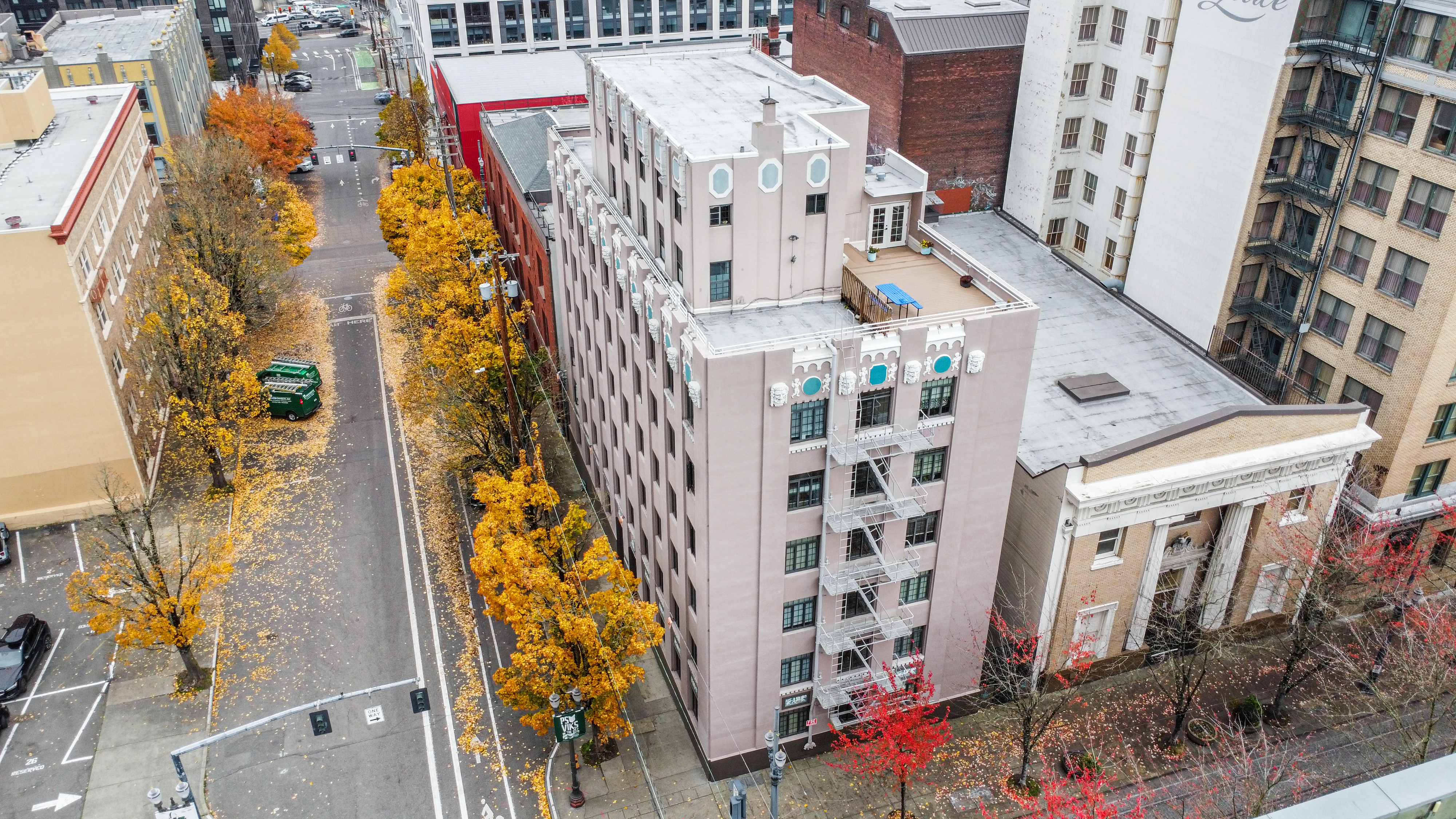 Aerial photography Portland Oregon