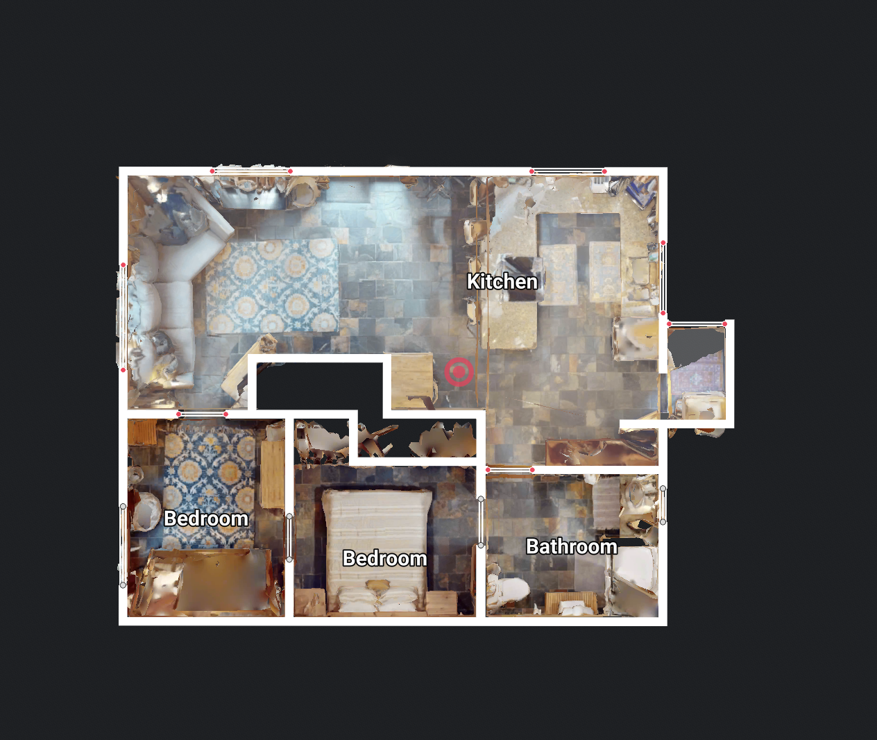 Residential floor plan Beaverton Oregon with dimensions