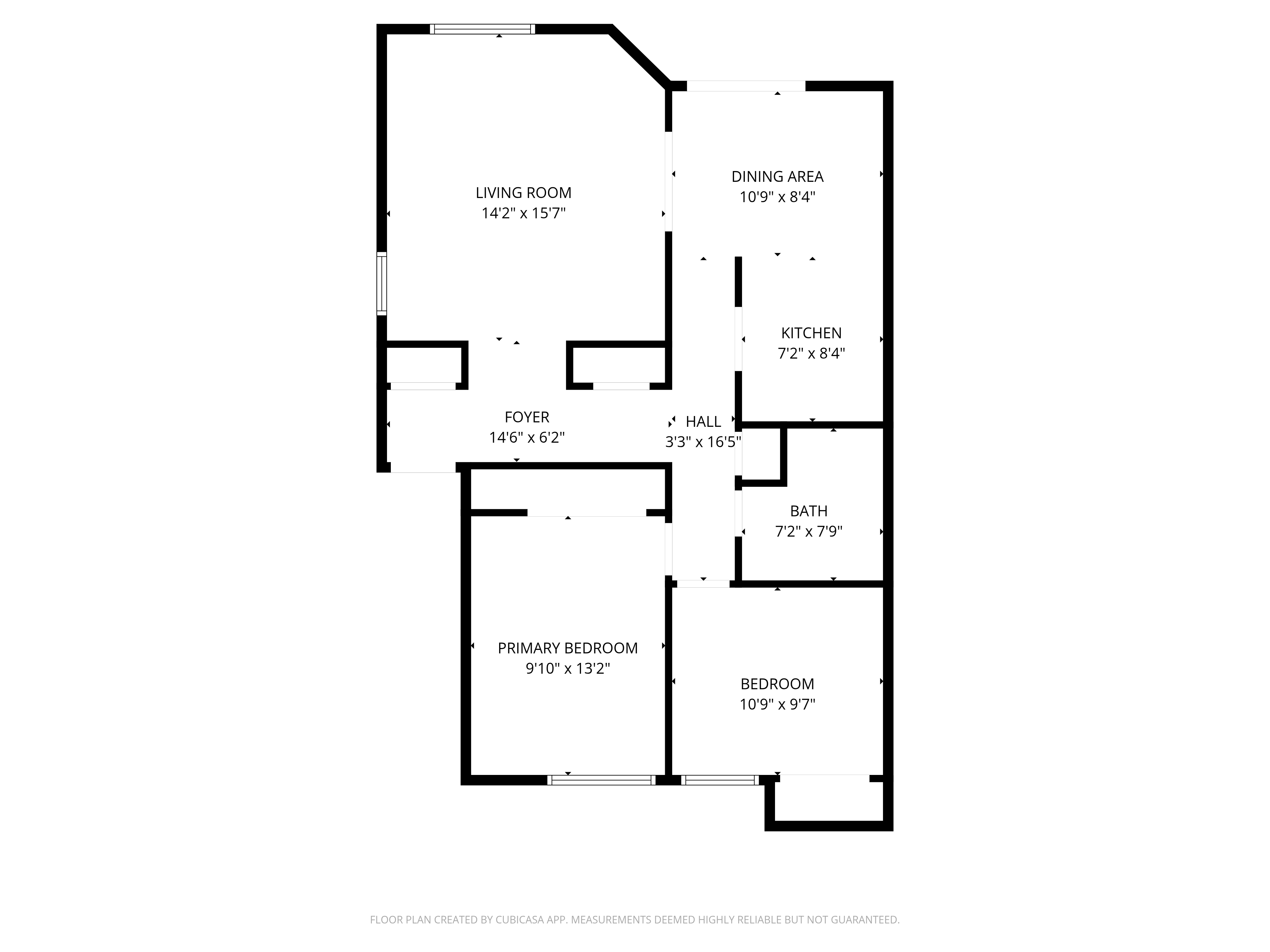 Floor plan 9495 SW Downing Drive Unit 1 Beaverton Oregon