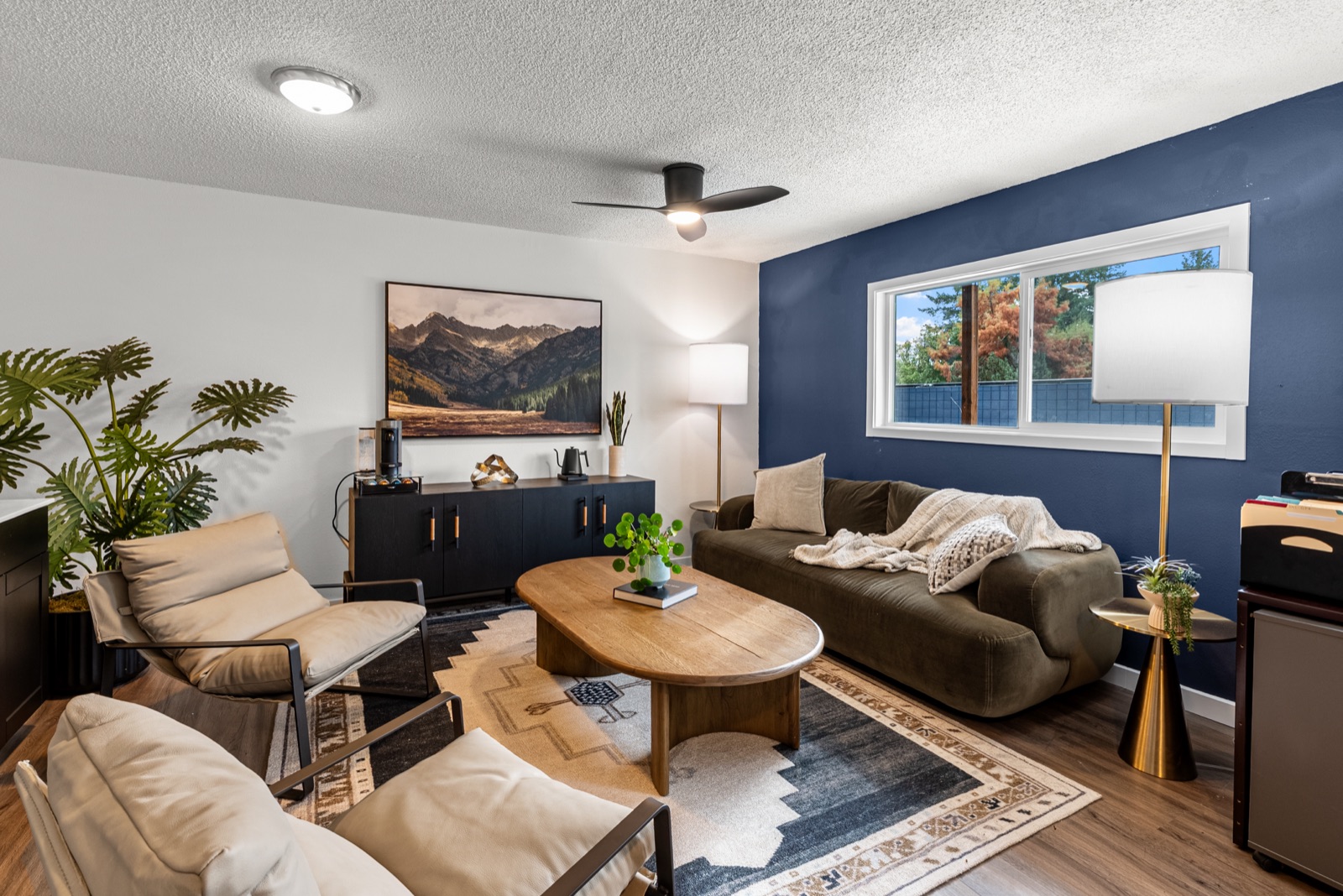 Portland real estate photography — interior living room
