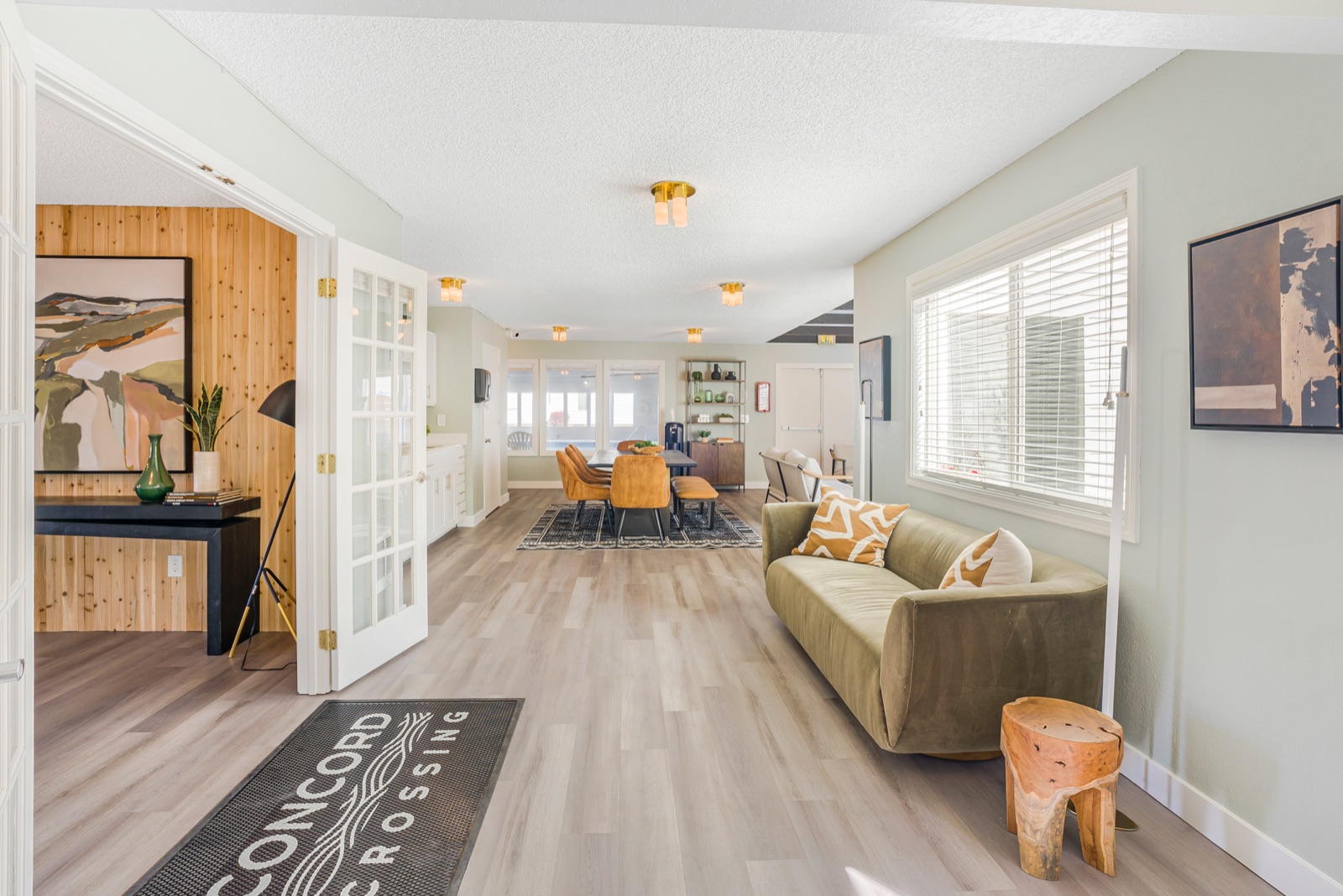 Portland real estate interior photography — living room